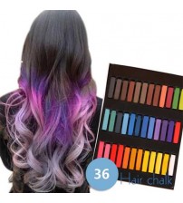 36 Temporary Hair Coloring Chalk